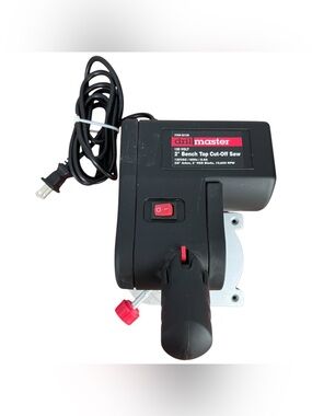 Drill Master 2" Mini Bench Top Cut-Off Saw W/ HSS Max RPM 13,000 Blade Tested!
